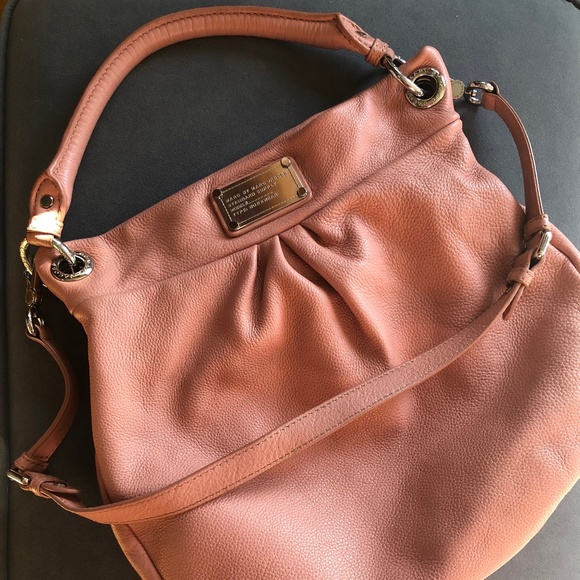Marc Jacobs Pink Leather Hobo Handbag - Picture 1 of 8